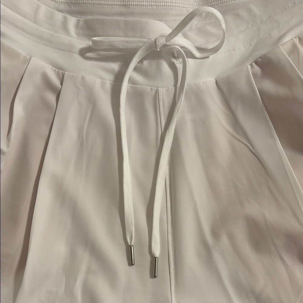 Calla White Drawstring Pants - Picture 3 of 3